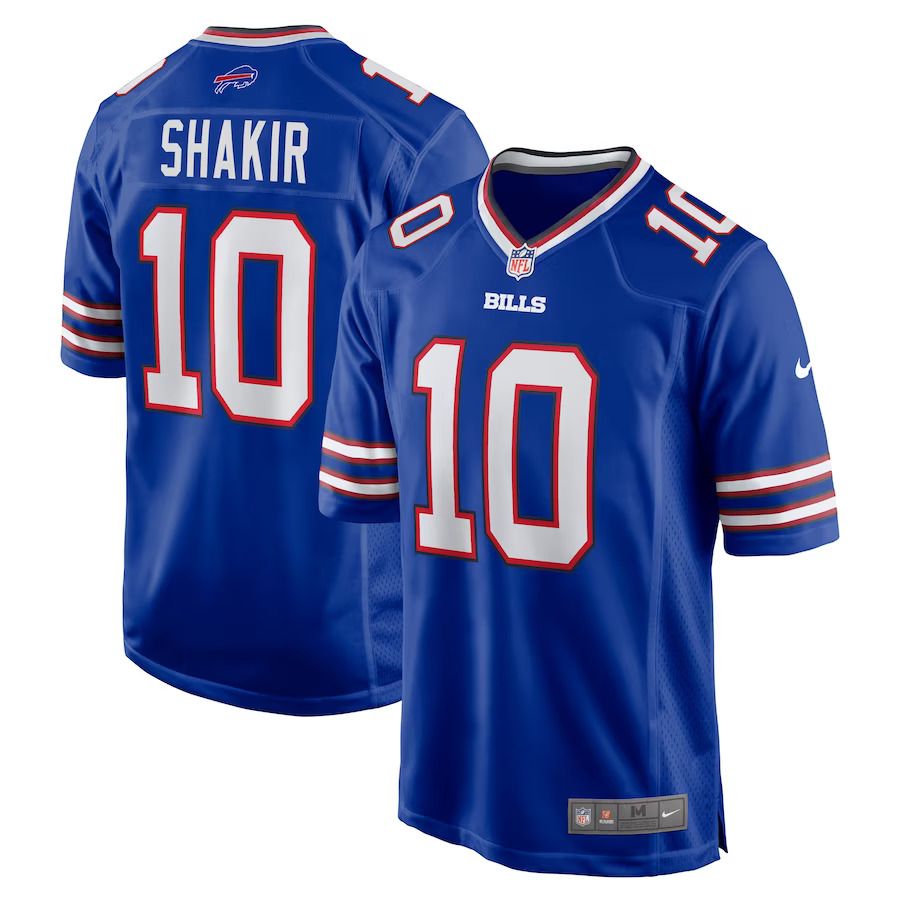 Men Buffalo Bills #10 Khalil Shakir Nike Royal Game NFL Jersey->buffalo bills->NFL Jersey